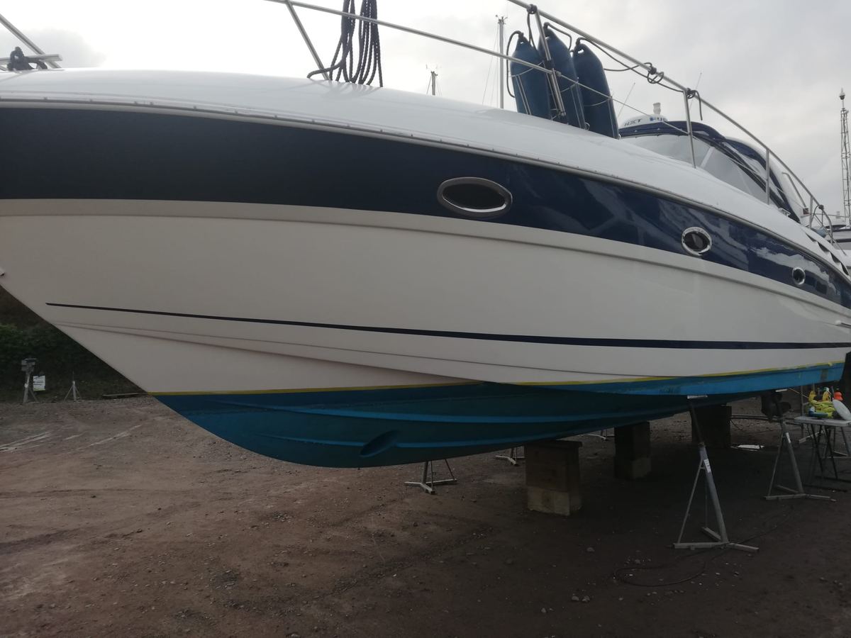 Boat surface after restoration